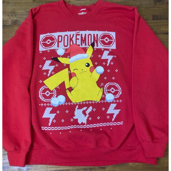 Pokemon Tops - Pokémon Unisex Christmas Sweater